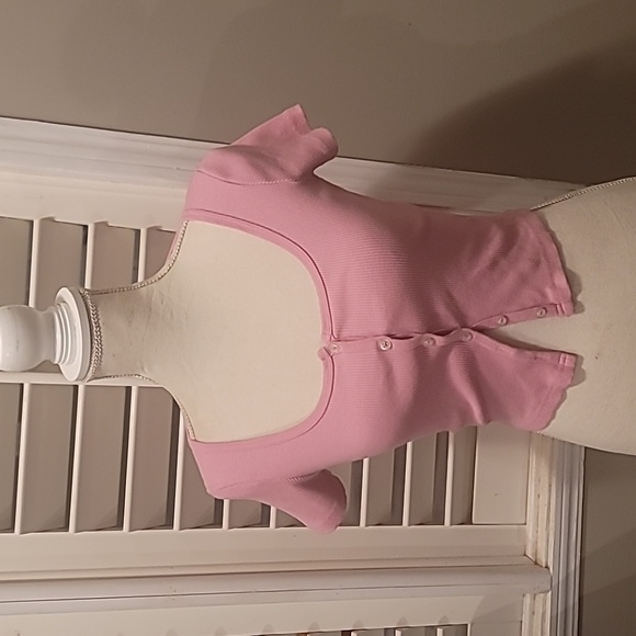 NWOT Brandy Melville John Galt  Knit Cropped Top - Picture 5 of 6